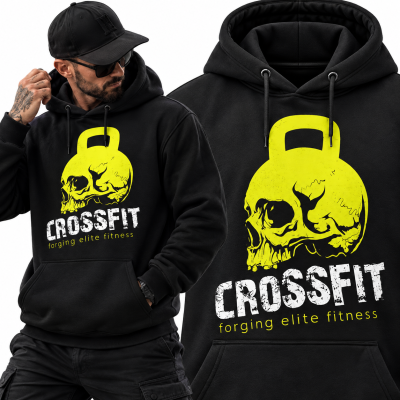 BLUZA Z KAPTUREM NA SIŁOWNIE CROSSFIT 2